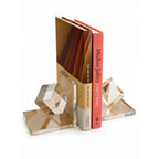 Amber Cubes Bookends
