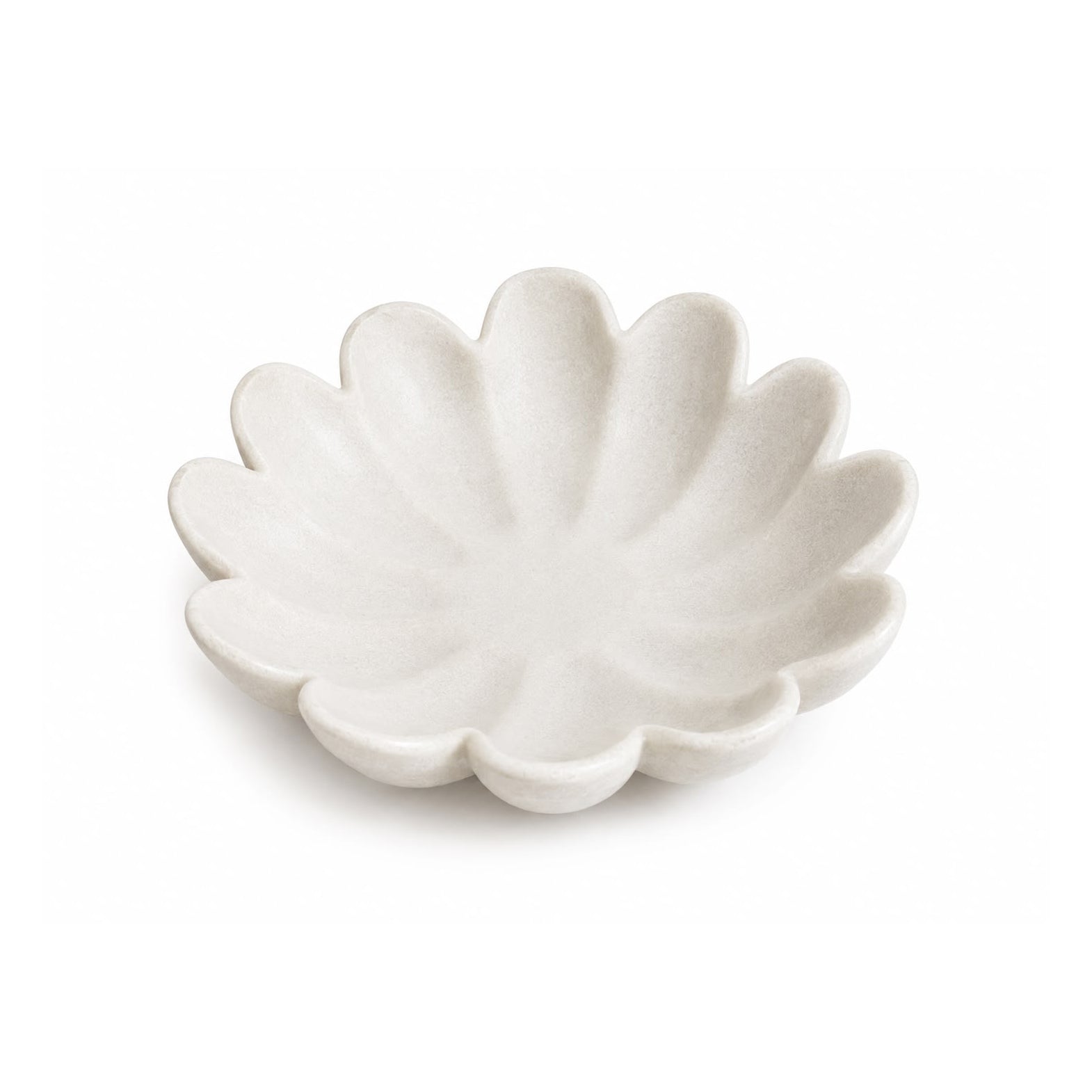 White Flower Decorative Bowl