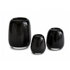 Black Glass Vase (Large)