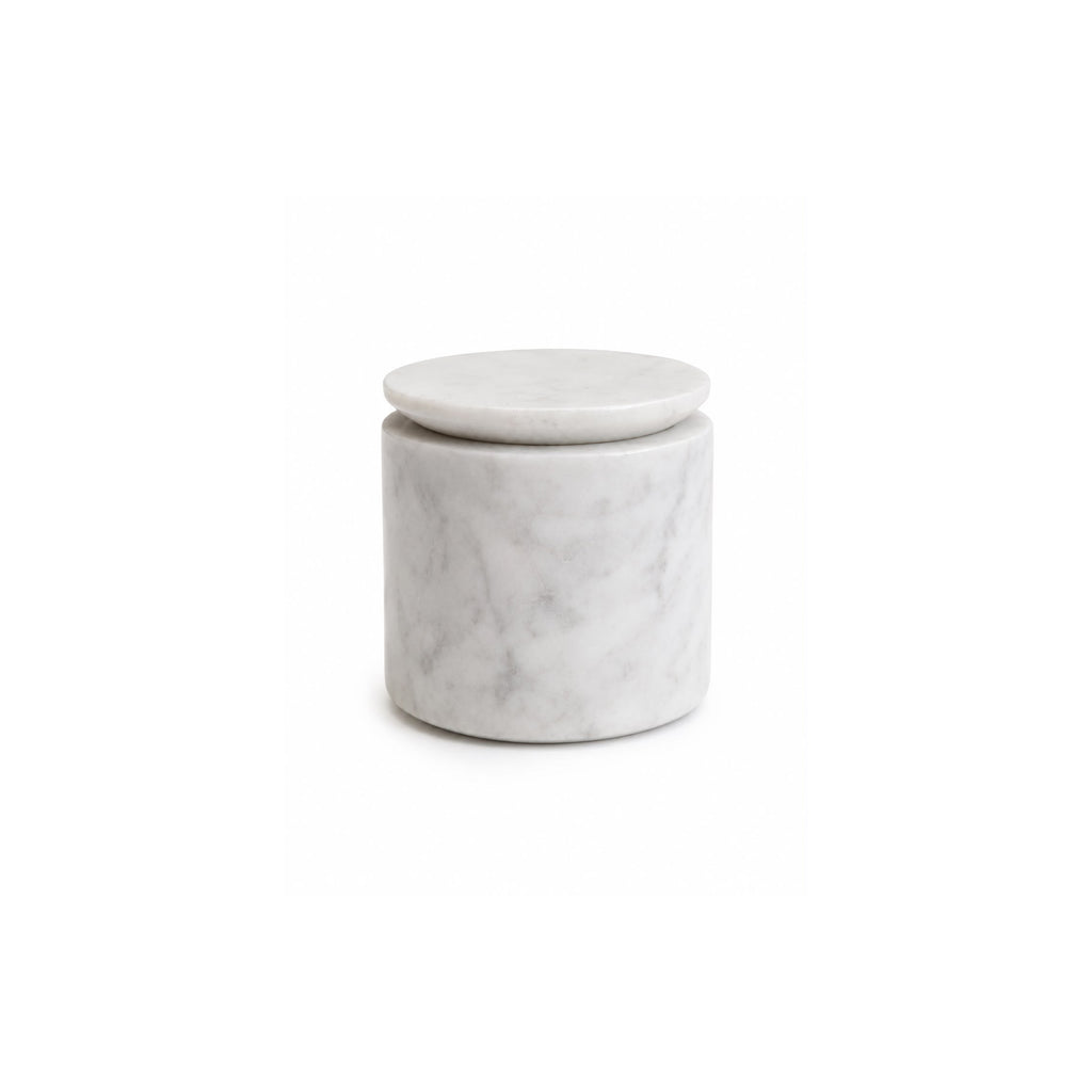 White Marble Jar