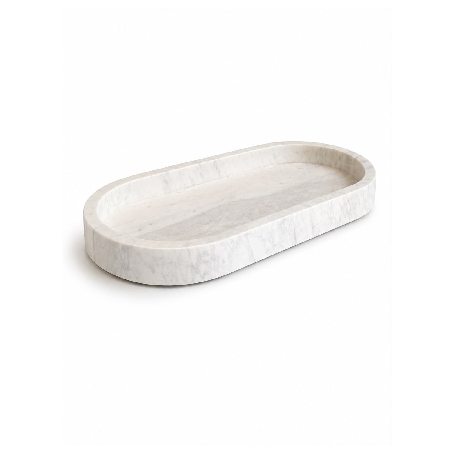 Marble Rectangle Rounded Tray