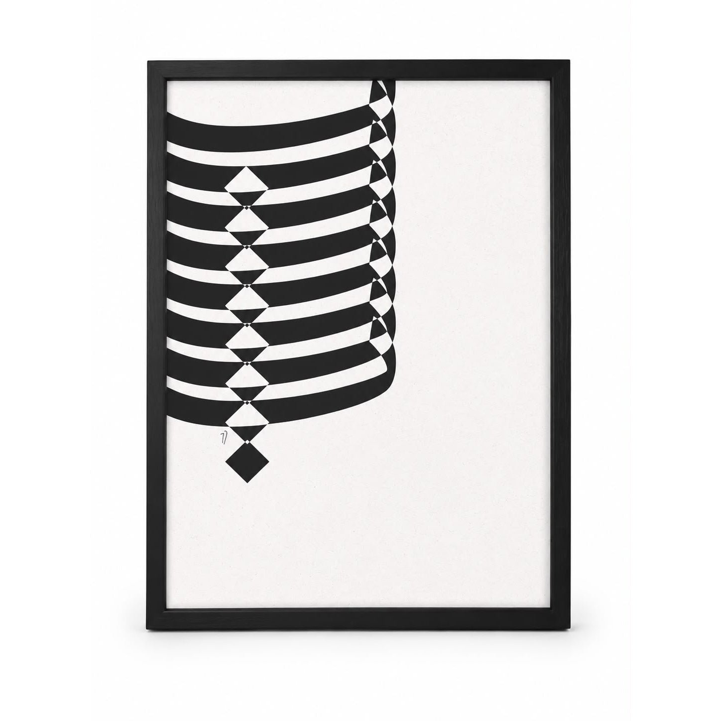 Harf ب Digital Framed Art by Farah