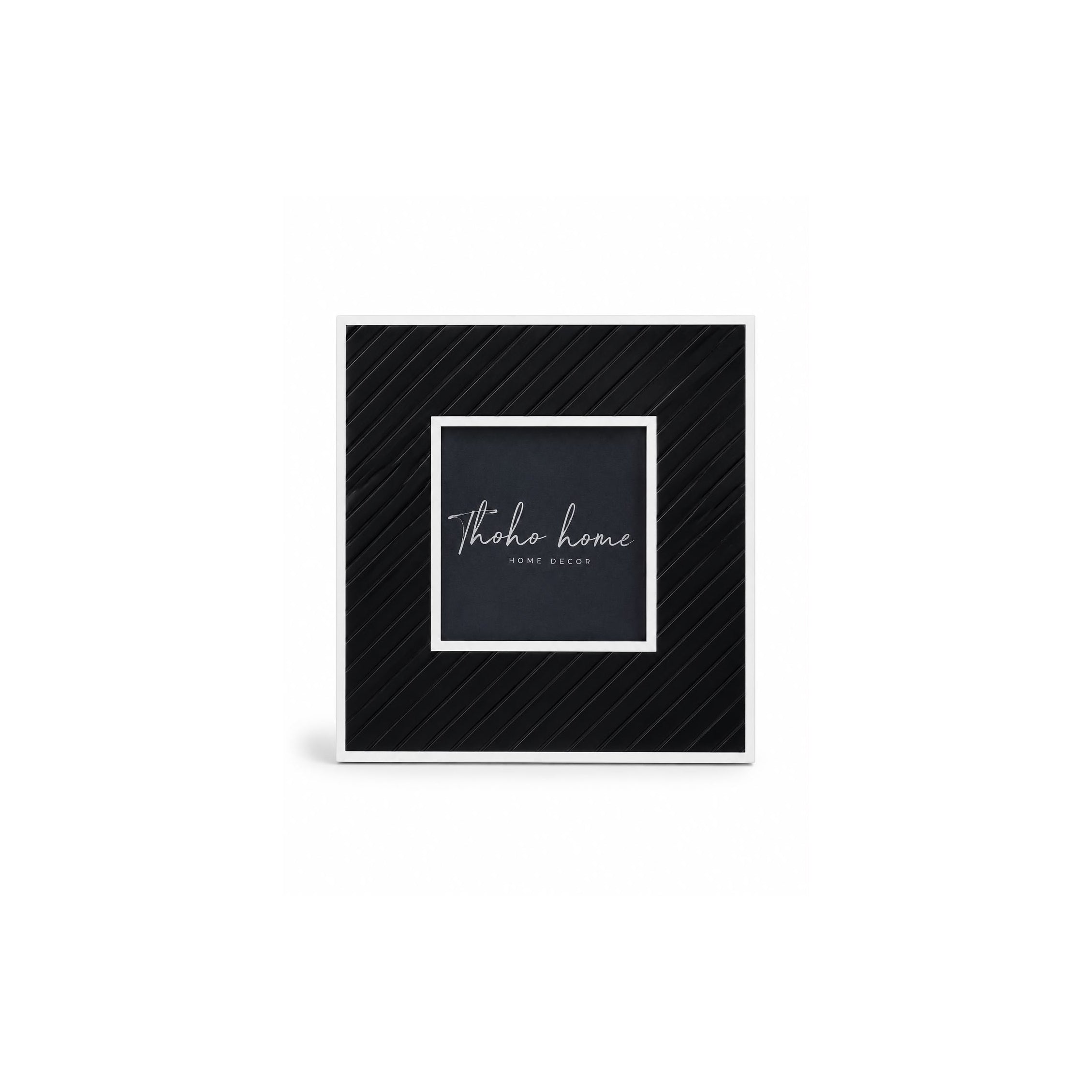 Black Horn Inlay Photo Frame