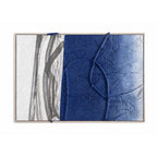 Blue Horizon Mixed Media Painting