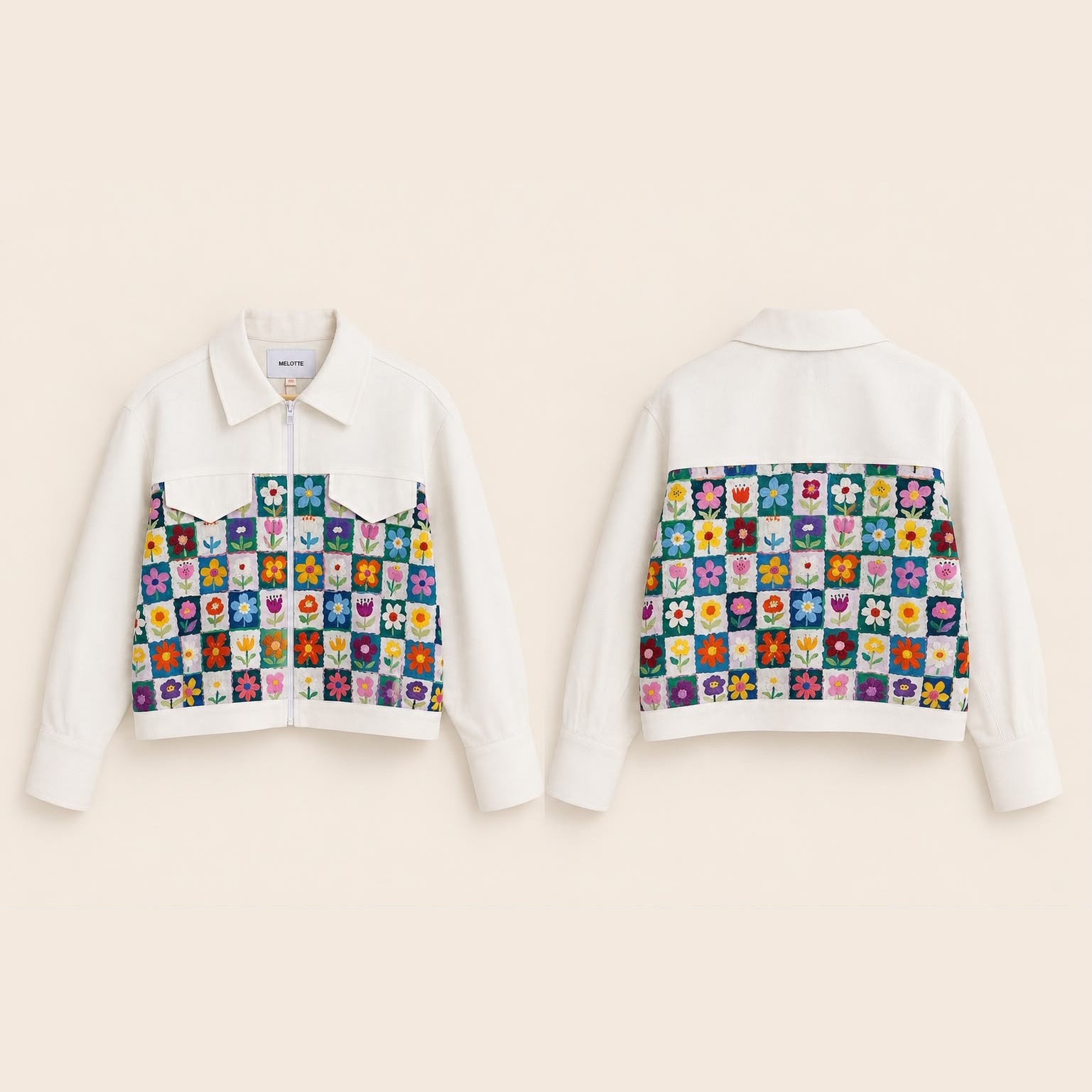 Garden Squares Jacket