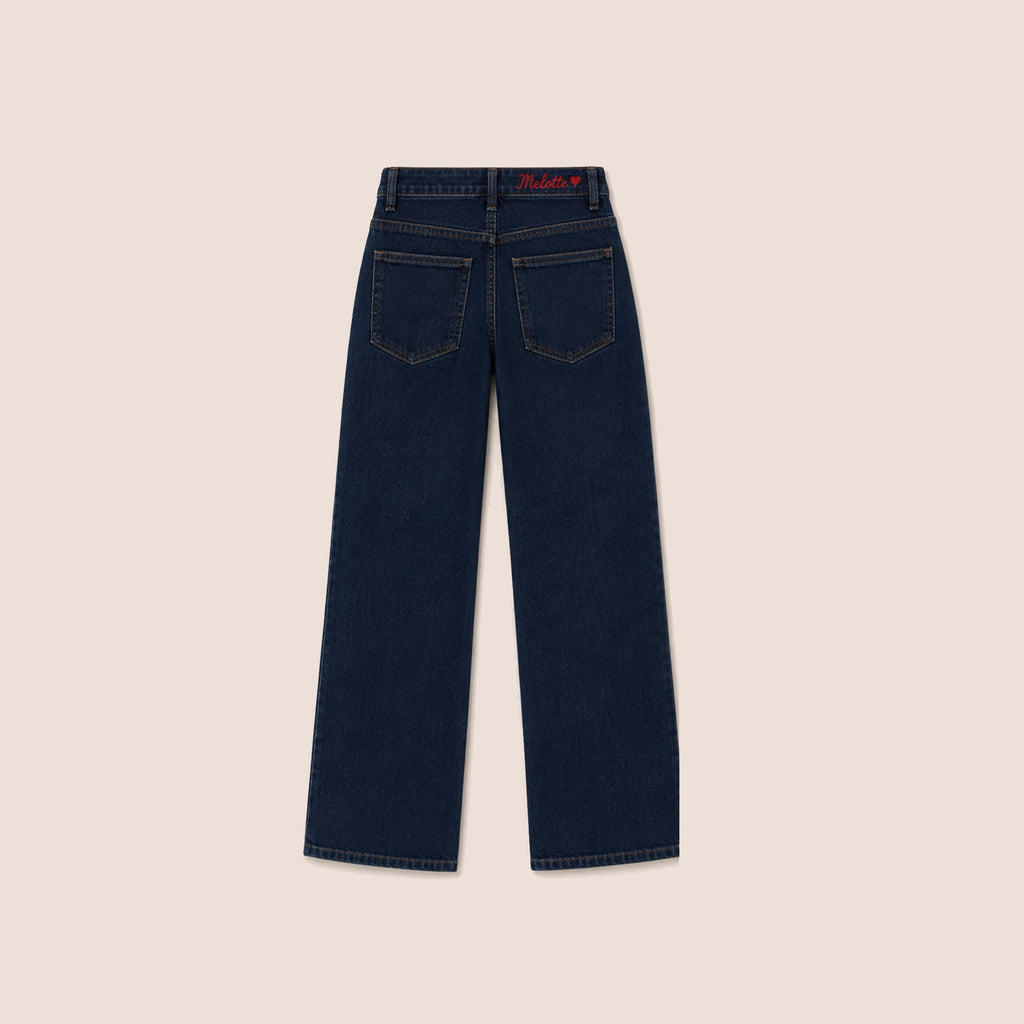 Floral Window Jeans (Blue)