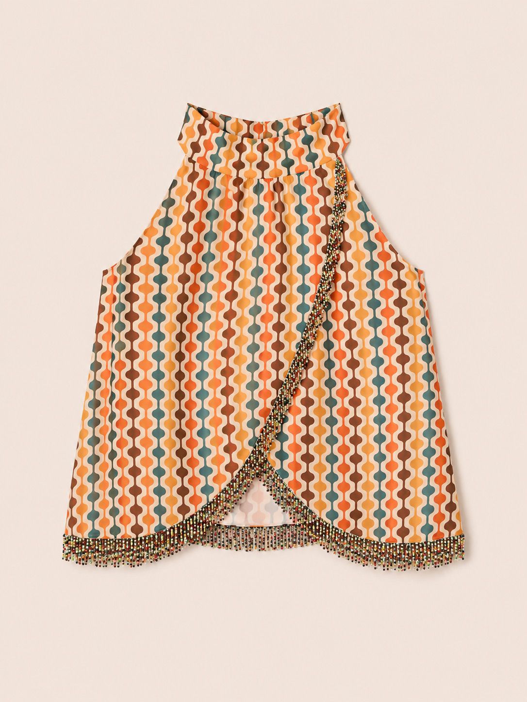 Retro Waves Top