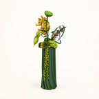 Green & Plum Orchid Arrangement