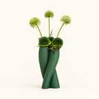 Three Stems Moss and Petal Arrangement