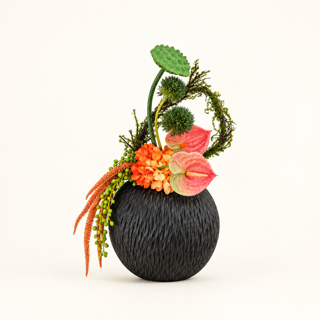 Green & Terracotta Moss Arrangement (Large)