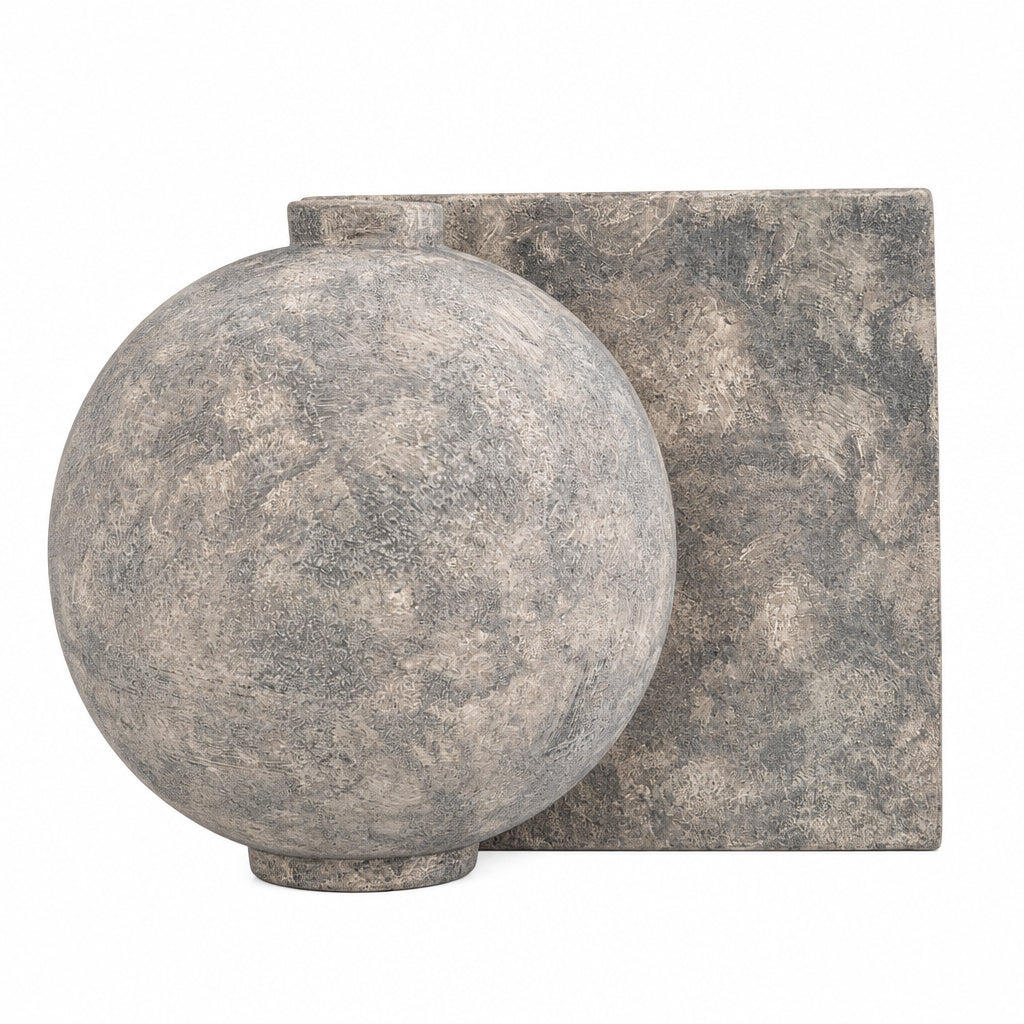 Stone Sphere Vase (Large)