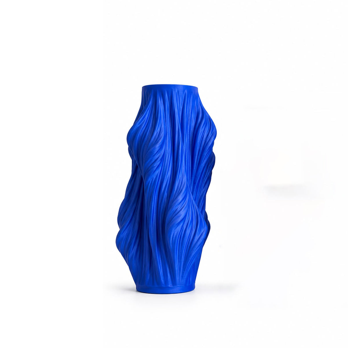 Royal Blue Twirl Vase