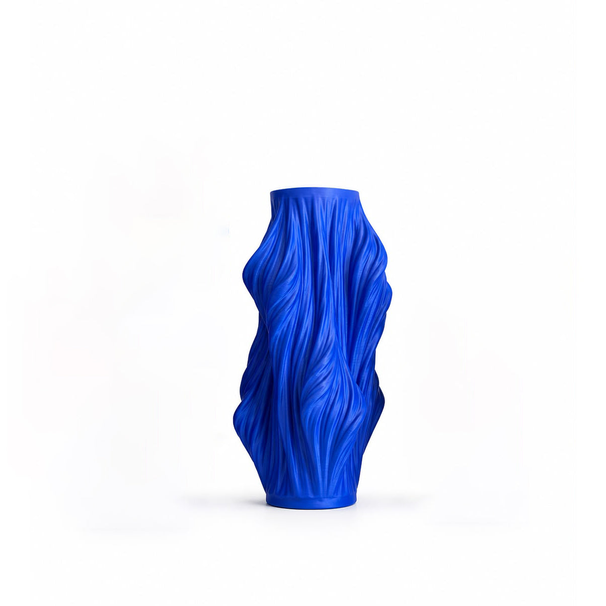Royal Blue Twirl Vase