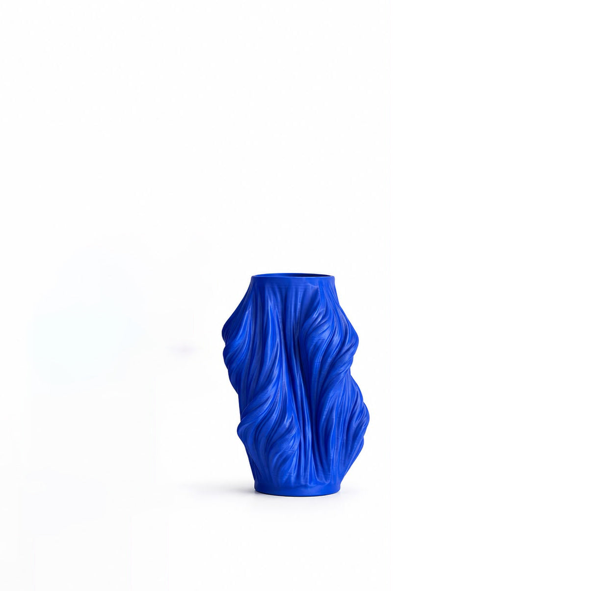 Royal Blue Twirl Vase