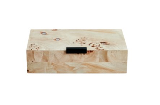 Burl Wood Keepsake Box