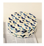 Blue Mosaic Inlay Trinket Box