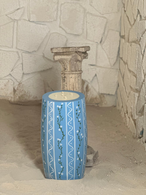 Blue Candle Table