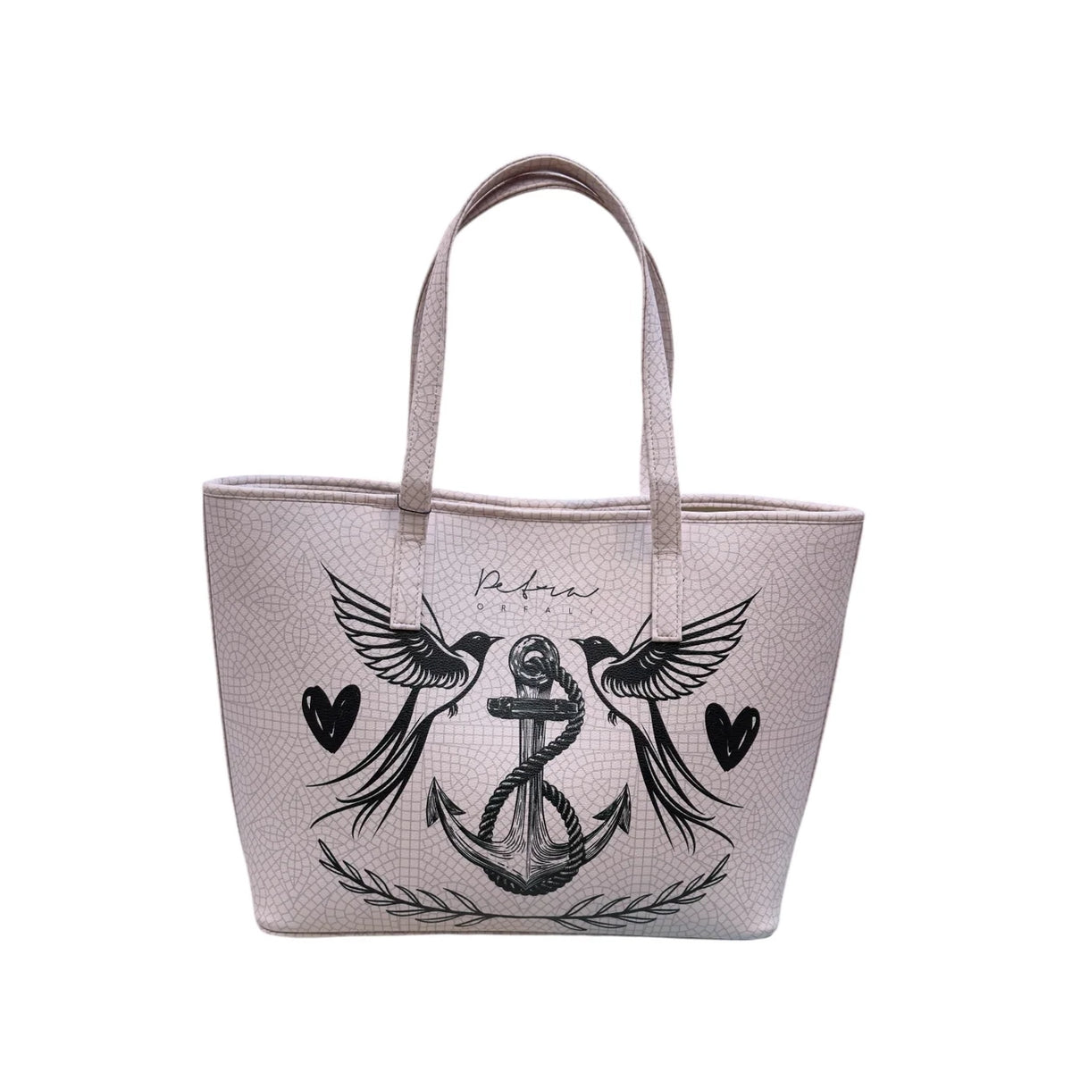 The Love and Peace Anchor Tote Bag