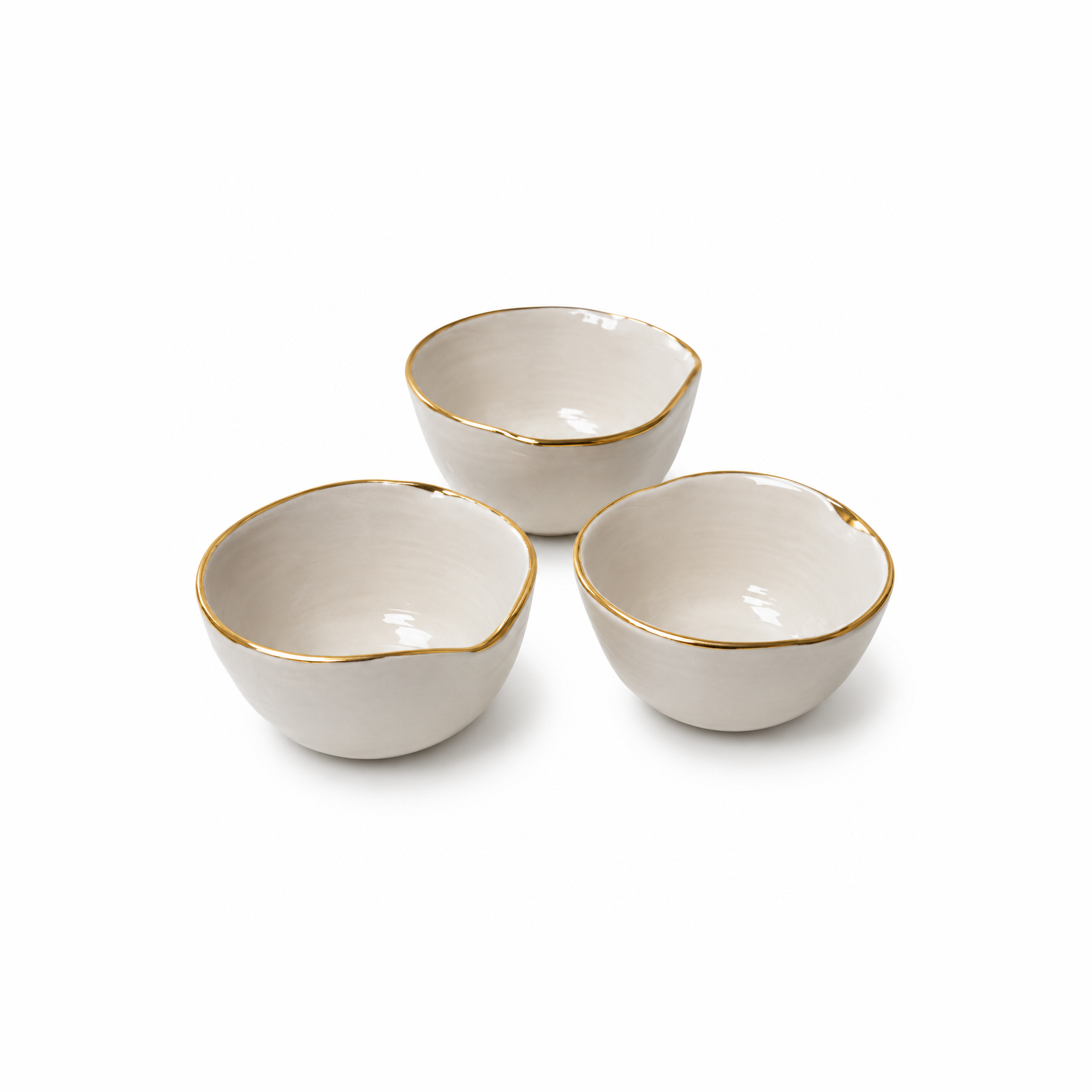 Grey & Gold Nut Bowls